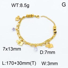 SS Bracelet  3B4002190bhva-610