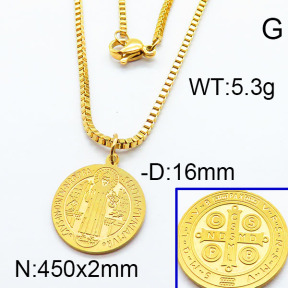 SS Necklace  6N2002302vbmb-350