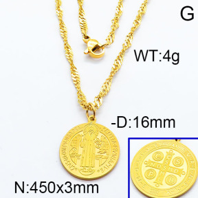 SS Necklace  6N2002305vbmb-350