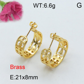 Fashion Brass Earrings  F3E200155vhha-J40