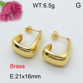 Fashion Brass Earrings  F3E200157bhia-J40