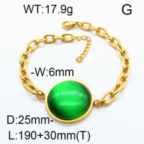 SS Bracelet  6B4001905vhmv-721