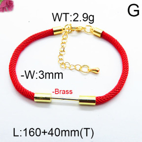 Fashion Brass Bracelet  F6B800444bbov-J111