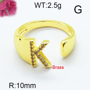 Fashion Brass Ring  F6R400601vbpb-J111