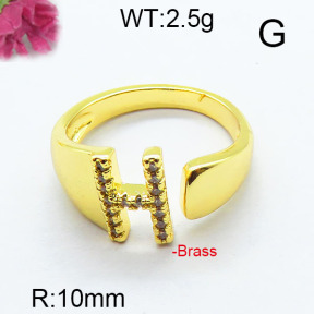 Fashion Brass Ring  F6R400606vbpb-J111