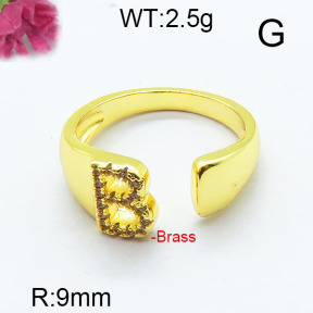 Fashion Brass Ring  F6R400608vbpb-J111