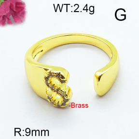 Fashion Brass Ring  F6R400610vbpb-J111