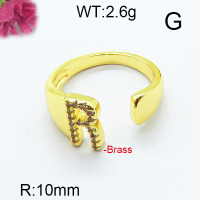 Fashion Brass Ring  F6R400614vbpb-J111
