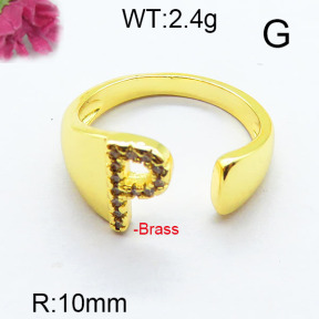 Fashion Brass Ring  F6R400621vbpb-J111