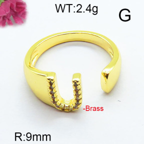 Fashion Brass Ring  F6R400623vbpb-J111