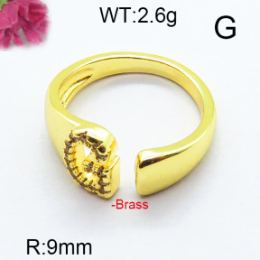 Fashion Brass Ring  F6R400624vbpb-J111