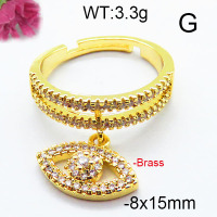 Fashion Brass Ring  F6R400644vbpb-J111