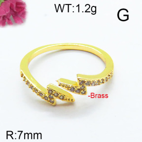 Fashion Brass Ring  F6R400645bbov-J111