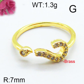 Fashion Brass Ring  F6R400646bbov-J111