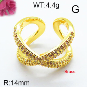 Fashion Brass Ring  F6R400648vbpb-J111