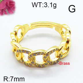 Fashion Brass Ring  F6R400649vbpb-J111