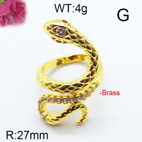 Fashion Brass Ring  F6R400651vbpb-J111