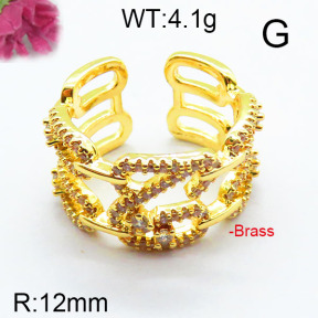Fashion Brass Ring  F6R400652vbpb-J111