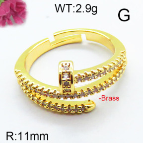 Fashion Brass Ring  F6R400655vbpb-J111