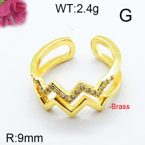 Fashion Brass Ring  F6R400656bbov-J111