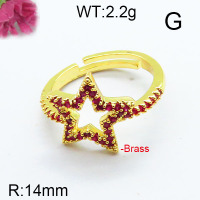 Fashion Brass Ring  F6R400657bbov-J111