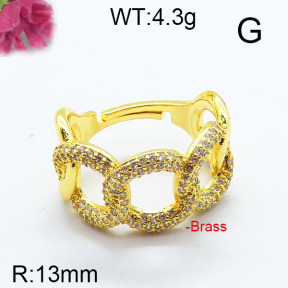 Fashion Brass Ring  F6R400659vbpb-J111