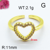 Fashion Brass Ring  F6R400674bbov-J111
