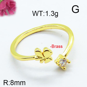 Fashion Brass Ring  F6R400675bbov-J111