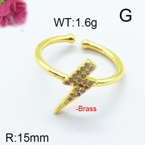 Fashion Brass Ring  F6R400681bbov-J111