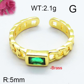 Fashion Brass Ring  F6R400682bbov-J111