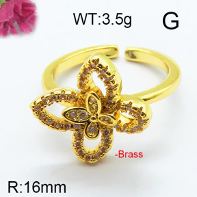 Fashion Brass Ring  F6R400685bbov-J111