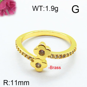 Fashion Brass Ring  F6R400690bbov-J111