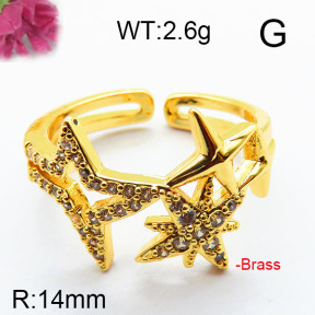 Fashion Brass Ring  F6R400693vbpb-J111