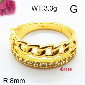 Fashion Brass Ring  F6R400694vbpb-J111