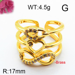 Fashion Brass Ring  F6R400698vbpb-J111