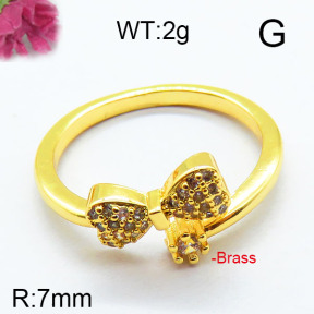 Fashion Brass Ring  F6R400699bbov-J111