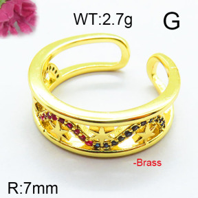 Fashion Brass Ring  F6R400701bbov-J111