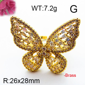 Fashion Brass Ring  F6R400702vhmv-J111