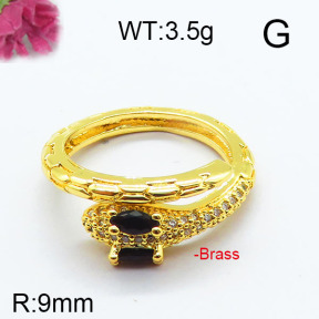 Fashion Brass Ring  F6R400704bbov-J111