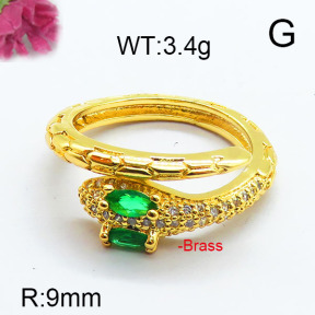 Fashion Brass Ring  F6R400706bbov-J111