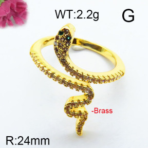 Fashion Brass Ring  F6R400710bbov-J111