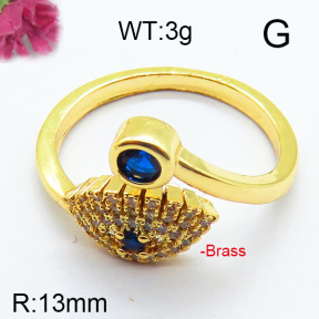Fashion Brass Ring  F6R400711bbov-J111