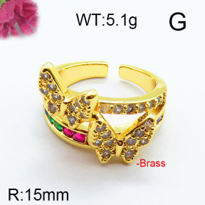Fashion Brass Ring  F6R400713bhia-J111
