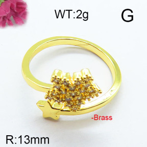 Fashion Brass Ring  F6R400714bbov-J111