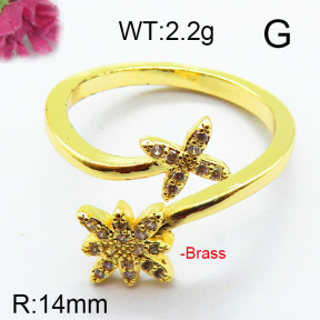 Fashion Brass Ring  F6R400715bbov-J111