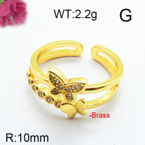 Fashion Brass Ring  F6R400719bbov-J111