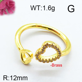 Fashion Brass Ring  F6R400720bbov-J111