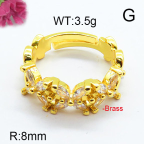 Fashion Brass Ring  F6R400724bbov-J111