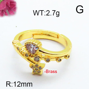 Fashion Brass Ring  F6R400729vbpb-J111