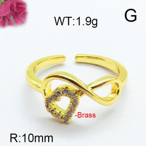 Fashion Brass Ring  F6R400731bbov-J111